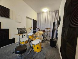 Proberaum für Schlagzeuger