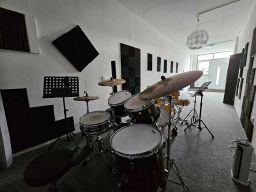Proberaum für Schlagzeuger